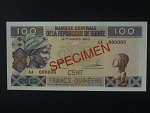 GUINEA, 100 Francs 2012 SPECMEN, BNB. B324cs, Pi. 35