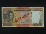 GUINEA, 1000 Francs 2006 SPECIMEN, BNB. B329as