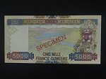GUINEA, 5000 Francs 2012 SPECIMEN, BNB. B330bs