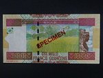GUINEA, 10000 Francs 2012 SPECIMEN, BNB. B336as