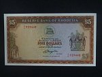 RHODESIE, 5 Dollars 1978, série M18, BNB. B109c, Pi. 32