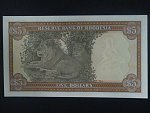 RHODESIE, 5 Dollars 1979, série M21, BNB. B109d, Pi. 32