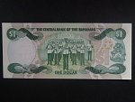 BAHAMY, 1 Dollars 1974 (intro. 1984), varianta podpisu 1, BNB. B308a, Pi. 43