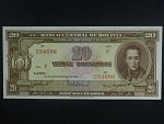 BOLÍVIE, 20 Bolivianos 1954, BNB. B329g, Pi. 140