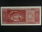 BOLÍVIE, 20 Bolivianos 1955, BNB. B329h, Pi. 141