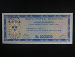 BOLÍVIE, 1.000.000 pesos Bolivianos 1985, BNB. B377a, Pi. 192C