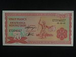 BURUNDI, 20 Francs 1997, BNB. B215j