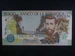 KOLUMBIE, 5000 Pesos 2010, BNB. B989i, Pi. 452h