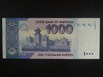 PAKISTÁN, 1000 Rupees 2017 série NK, BNB. B238p, Pi. 50i2