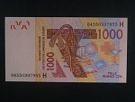 ZÁPADNÍ AFRIKA, NIGER, 1000 Francs 1996 H, BNB. B121Hb, Pi. 615Hb