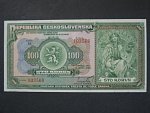 100 Kč 14.1.1920 série Ai, 1x slabý přehyb, velmi dobrá kvalita