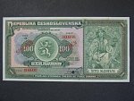 100 Kč 14.1.1920 s. D anulát, 2x přetisk SPECIMEN