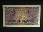 10 Kč 1927 série B 010, perf. NEPLATNÉ
