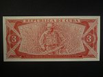 KUBA, 3 Pesos 1985, BNB. B824c, Pi. 107