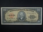 KUBA, 20 Pesos 1960, BNB. B804c, Pi. 80