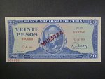 KUBA, 20 Pesos 1983 specimen MUESTRA, BNB. B827cs, Pi. 94