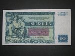 1000 Ks 25.5.1934 s přetiskem, série G, 2x perf. SPECIMEN