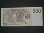 500 Kč 1993 s. Z, Baj. CZ 7a, Pi. 7, škrt perem