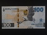 ZAMBIE, 100 Kwacha 2024, BNB. B174a