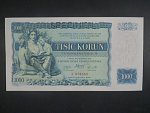 1000 Kč 1934 série L, 1x perf. SPECIMEN