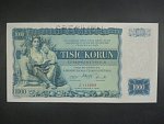 1000 Kč 1934 série J, 1x perf. SPECIMEN