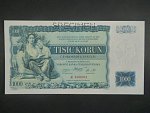 1000 Kč 1934 série R, 1x perf. SPECIMEN