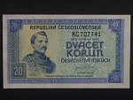 20 Kčs 1945 série KC