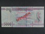 GUINEA, 5000 Francs 2015 SPECIMEN, BNB. B340as