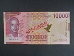 GUINEA, 10000 Francs 2018 SPECIMEN, BNB. B343as