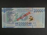 GUINEA, 20000 Francs 2018 SPECIMEN, BNB. B344as