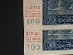 100 K 1940 série 01 G, II. vydání - dvě čísla po sobě