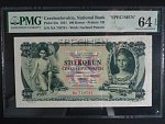 100 Kč 1931 série Na, II.vydání, perf. SPECIMEN, PMG 64