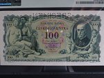 100 Kč 1931 série Na, II.vydání, perf. SPECIMEN, PMG 64