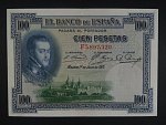 100 Pesetas 1936 prefix F, BNB. B512c, Pi. 69