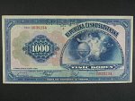 1000 Kč 1932 série A, perf. SPECIMEN