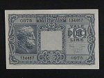 10 Lire 1944 serie 0975, BNB. B319c, Pi. 32