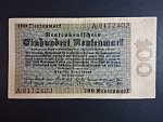 Německo, 100 Rtm1923 série A, platná na ČS území, Ro. 159, Ba. D17