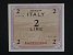 EVROPA - ITÁLIE - 2 Lire 1943 Allied Military Currency, BNB. B602a, Pi. M11