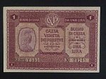 1 Lire 1918 Benátky - okupace Rakousko-Uherskem, BNB. B504a, Pi. M4