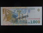 1000 Lei 1998 anulát SPECIMEN, BNB. B266as1, Pi. 106s