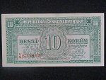 10 Kčs 1945 série V/M