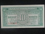 10 Kčs 1945 série V/P