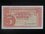 5 Kčs 1945 série X/H