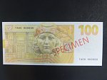 100 Kč 2019 s. TA 00 000000 anulát s přetiskem SPECIMEN, dárkový obal