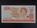 NOVÝ ZÉLAND, 5 Dollars 1989, BNB. B118c, Pi. 171