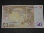 50 Euro 2002 s.S, Itálie, podpis Jeana-Clauda Tricheta, F003  tiskárna Österreichische Banknoten und Sicherheitsdruck, Rakousko,