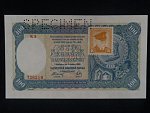 100 Ks 1940 II.vydání, kolkovaná série K 8, perf. SPECIMEN nahoře