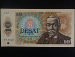 10 Kčs 1986 série J 42, II. tisková deska