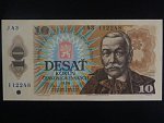10 Kčs 1986 série J 43, II. tisková deska