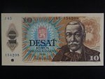10 Kčs 1986 série J 45, II. tisková deska